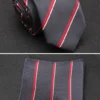 Regency-style tie with a luxurious silky texture