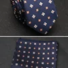 Regency-style tie with a luxurious silky texture