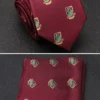 Regency-style tie with a luxurious silky texture