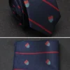 Regency-style tie with a luxurious silky texture