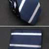 Regency-style tie with a luxurious silky texture