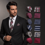 The Regency Luxury Tie - Pochette Set 1- 1 Regency-style tie with a luxurious silky texture